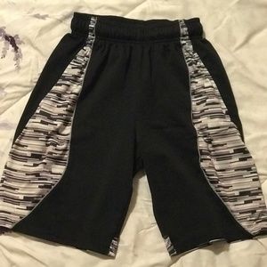 Black/White/and Grey Active Shorts